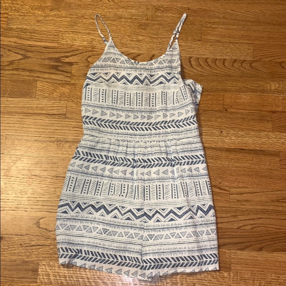 Patterned romper